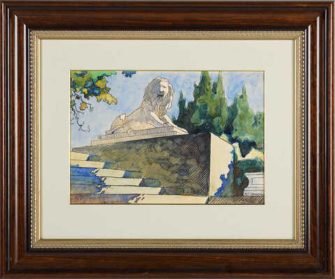 Самокиш Николай Семёнович. Лев Воронцовского дворца в Алупке